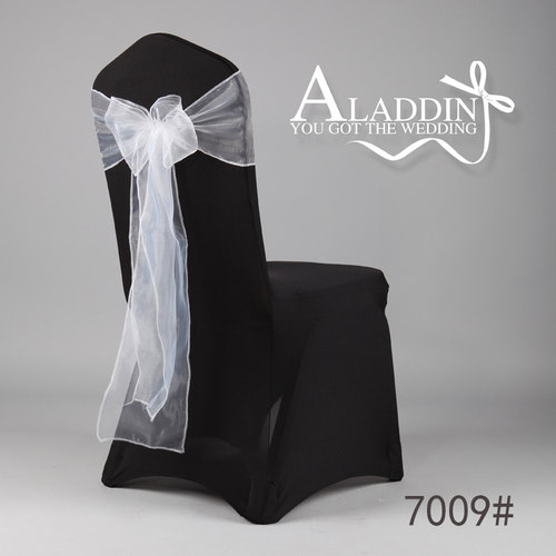 结婚庆椅背花蝴蝶结户外婚礼纱幔椅子花庆典派对装饰椅背纱飘带 - 图2