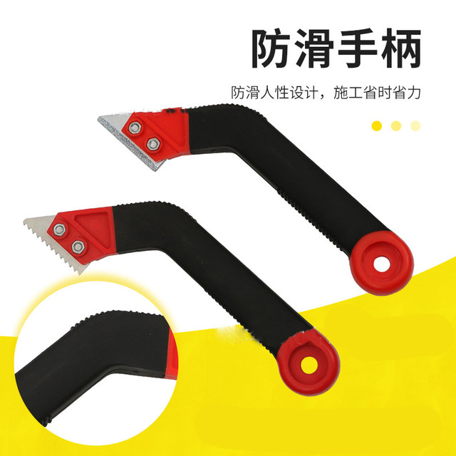 Special tools for construction of ceramic tile seam cleaning tool