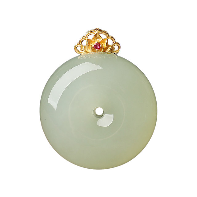 Bingqingshui Hetian jade pendant personal crystal