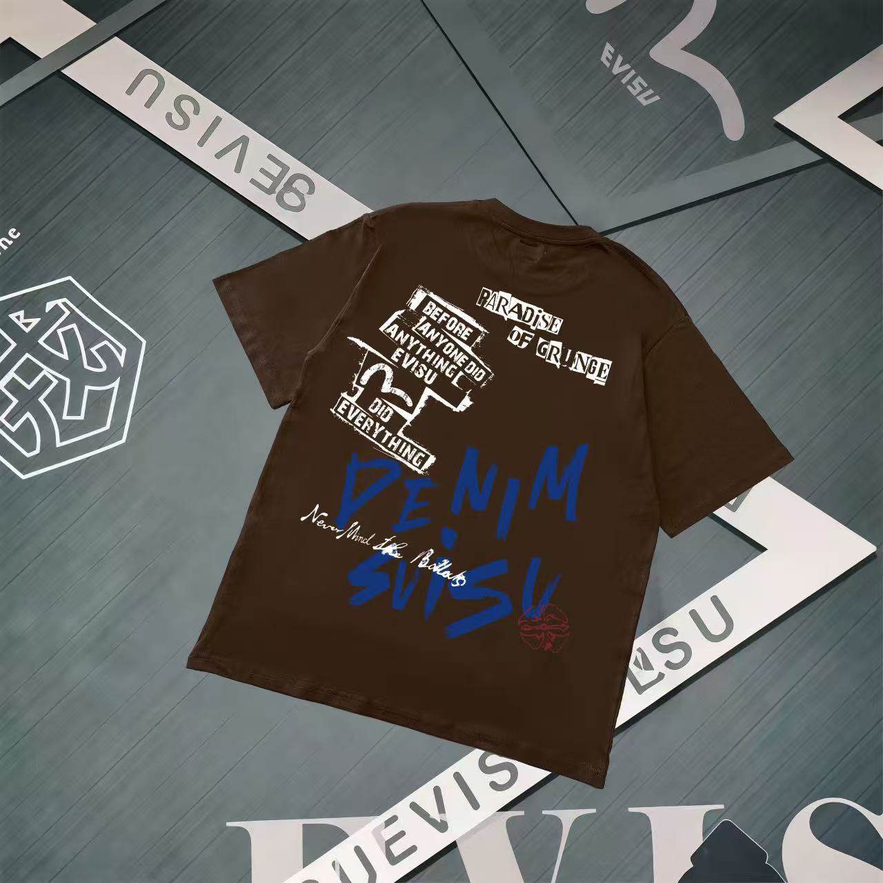 福神短袖男士 潮2026新款海鸥字母涂鸦印花纯棉时尚百搭休闲T恤女,淘宝优惠券,粉丝福利购,淘宝优惠卷