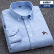 Paul 100% Cotton Men's Oxford Long Sleeve Shirt
