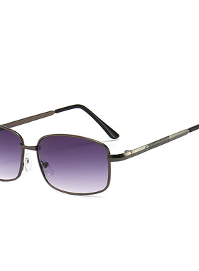 男士2025流行墨镜便宜防紫外线开车茶色金属框眼镜爷爷地摊太阳镜