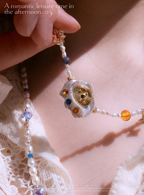 ins小众星系巴洛克珍珠项链