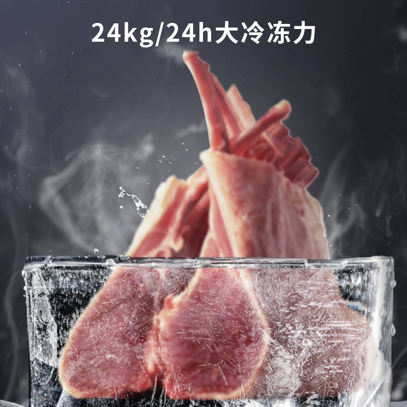 美菱301L家用商用大容量冷冻冷藏两用冰柜单温节能政府补贴20%
