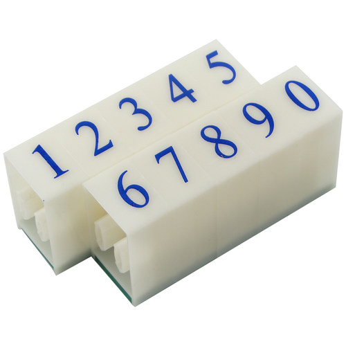 新款特价 亚信S-1数字号码印 活字印字母组合印章 w-044字高17mm - 图0