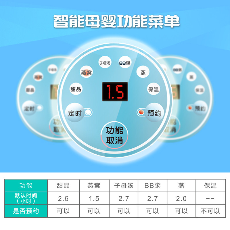 天际宝宝小炖锅迷你隔水炖煮粥锅 天际电炖/煮粥锅/文火炉