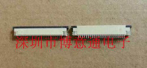 FPC/FFC连接器插座间距1.0mm6pin下接抽屉适合软排线接口.可直拍 - 图0