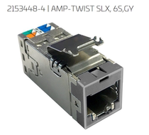 Conp Six type shielding modules SLX 2153448-4 one thousand trillion Super six categories 6A 10000 trillion 10000 trillion 2153449-4