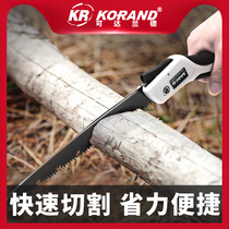 Folding saw Outdoor sawdust Home Small handheld saw tree According to wood Divine Instrumental Garden Handsaw Woodworking Sawmill