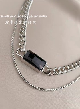 choker黑色配饰锁骨链买二赠一