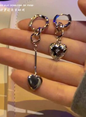 甜酷女孩ins冷淡风简约百搭耳环