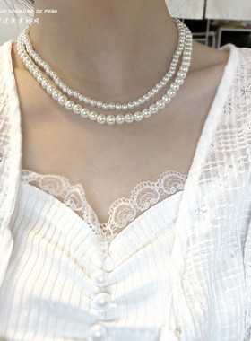 锁骨链项链女气质百搭