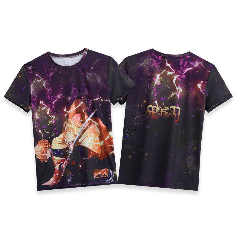 鬼灭之刃2020夏季上新短袖日系t恤 劲魔豹T恤