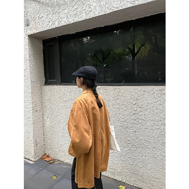 ເສື້ອຢືດ suede ວ່າງ retro ວ່າງ