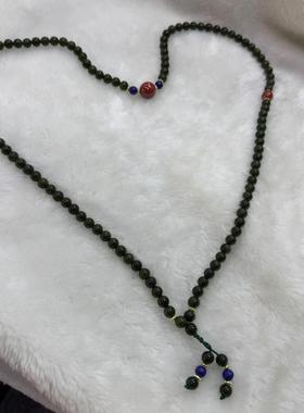 和田玉碧玉108粒项链手链