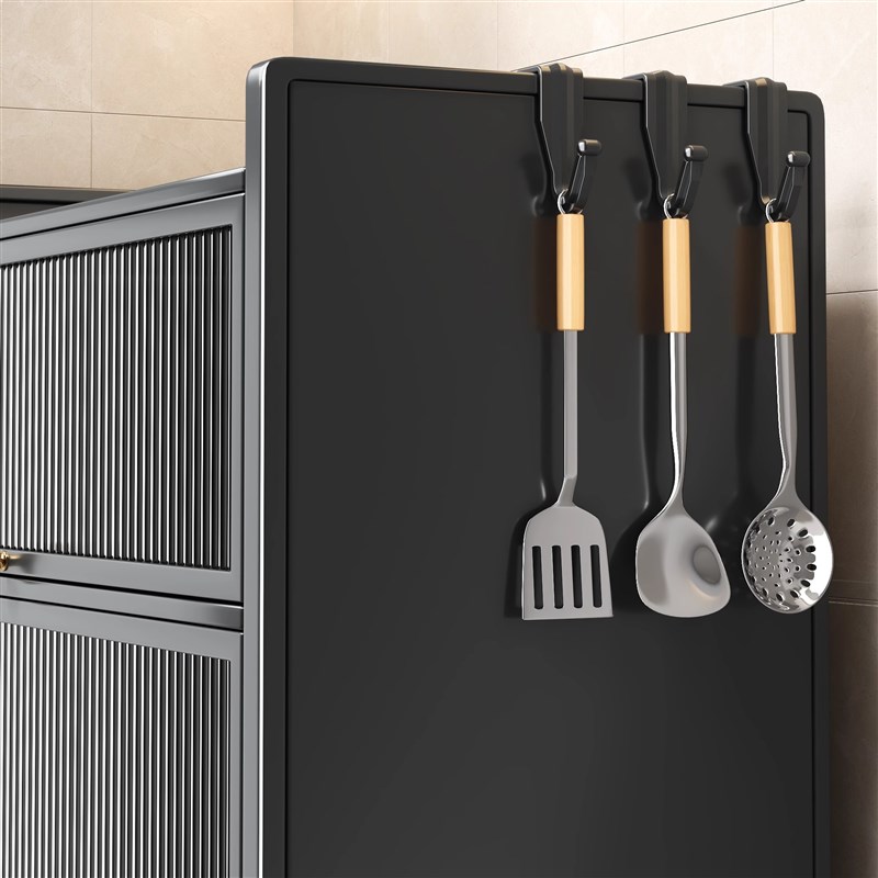 厨房调料品置物架收纳盒家用台面带盖子密封调味罐架柜内分层收纳 - 图3