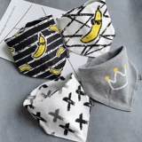 Хлопковый шарф, слюнявчик, 2 шт