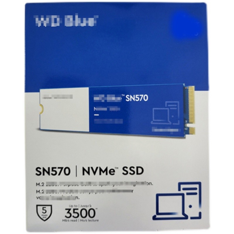 WD/西部数据sn570 500G 1T蓝盘笔记本M.2 NVMe 台式2TSSD固态硬盘 - 图3