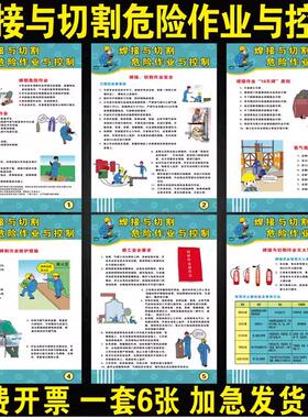 工厂车间常见安全隐患宣传海报机械高空叉车电工作业安全生产知识