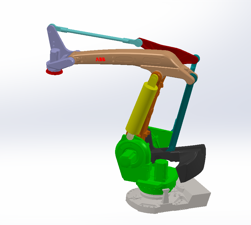 yumi协作机器人3d图纸ABB双臂关节机器人IRB14000图纸solidworks - 图3