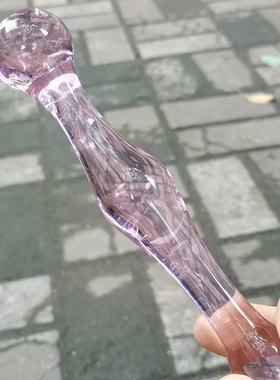 高硼硅实心玻璃棒圆头粗按摩
