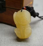 Украшение в форме дракона из провинции Юньнань, трехмерная резная подвеска подходит для мужчин и женщин