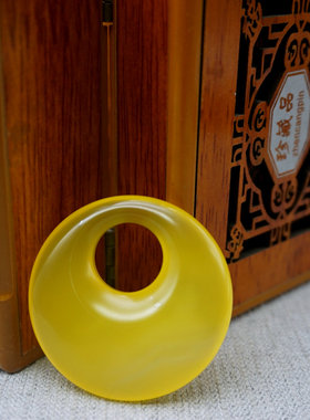 diy复古平安扣配饰毛衣链黄玛瑙