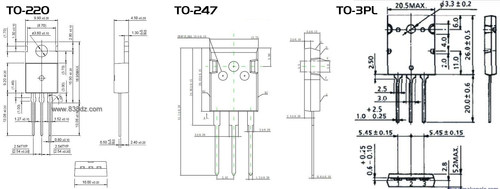 F2型TO247大10管大功率逆变器场效应管铝散热器mos管铝合金散热片 - 图2