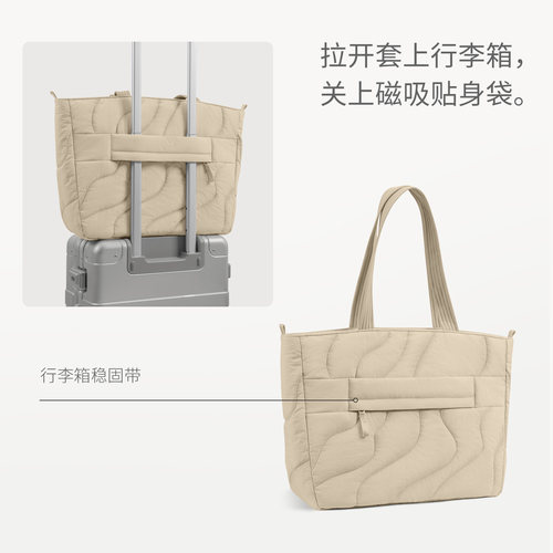 tomtoc托特包女电脑包2025新款大容量单肩包手提包轻便通勤包T38 - 图3