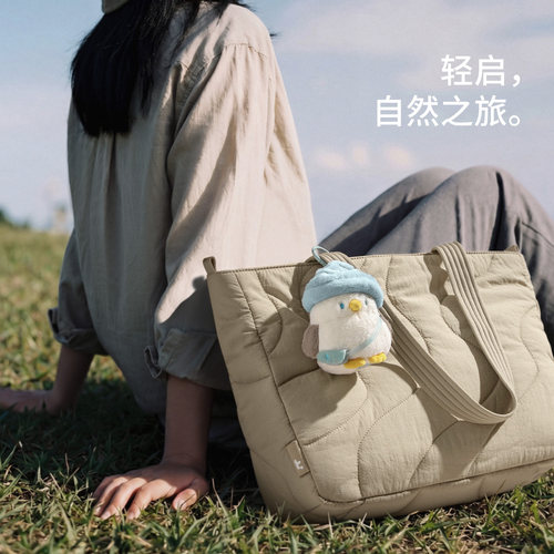 tomtoc x 红树林基金会MCF小青脚鹬毛绒挂偶包包挂件小玩偶钥匙扣 - 图2
