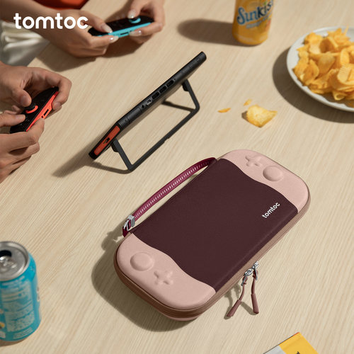 tomtoc Switch 2收纳包任天堂掌机收纳保护套保护壳NS2配件硬壳便携超薄收纳包雪糕系列G05 - 图1