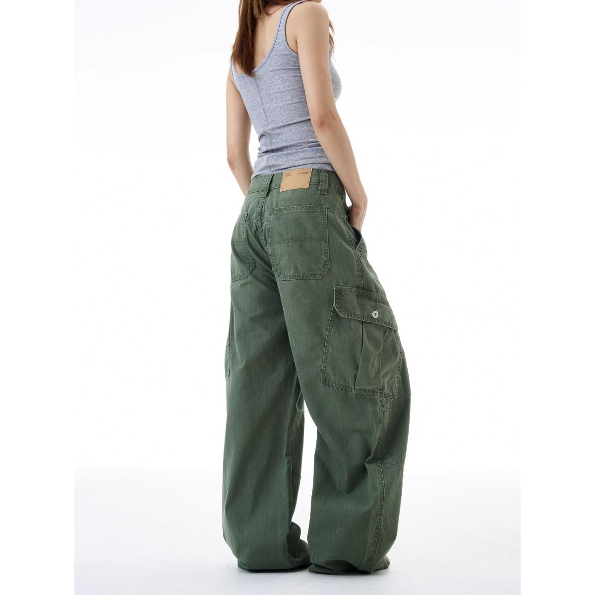 MADWITCH美式复古解构设计感工装裤男女宽松休闲褶皱直筒垂感裤子,淘宝优惠券,粉丝福利购,淘宝优惠卷