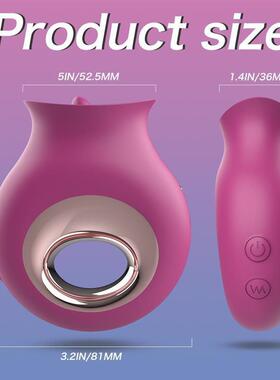 Vibrator for Women G-Spot Licking Dildo Clit Nipple Stimulat
