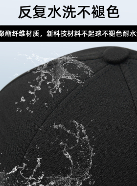 长帽檐遮阳帽子男士棒球帽大头围