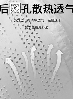 棒球帽休闲百搭男女夏季透气网孔