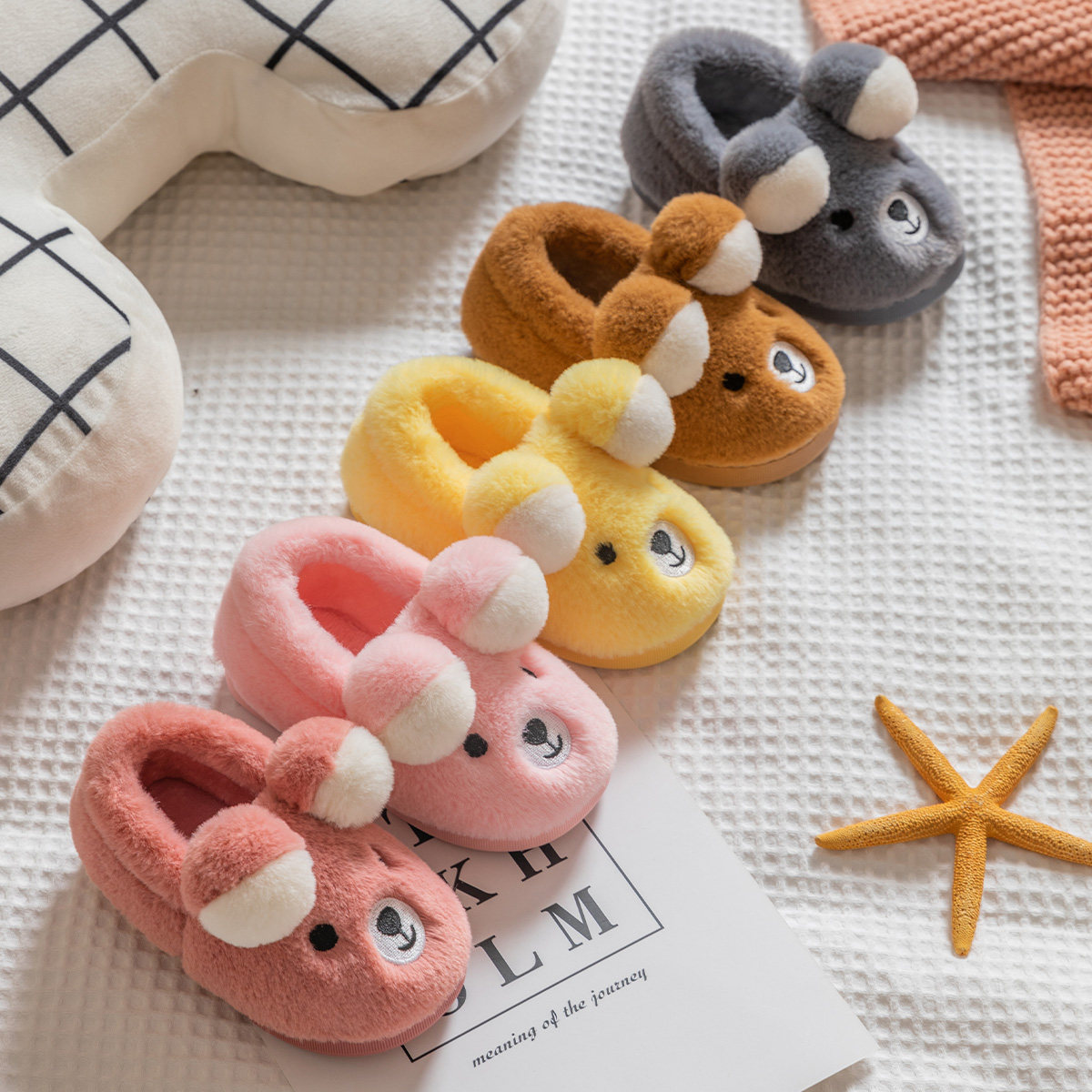 宝宝棉拖鞋儿童女童棉拖男童冬季包跟棉鞋室内家居小童拖鞋秋冬款 宝宝棉拖鞋儿童女童棉拖男童冬季包跟棉鞋室内家居小童拖鞋秋冬款