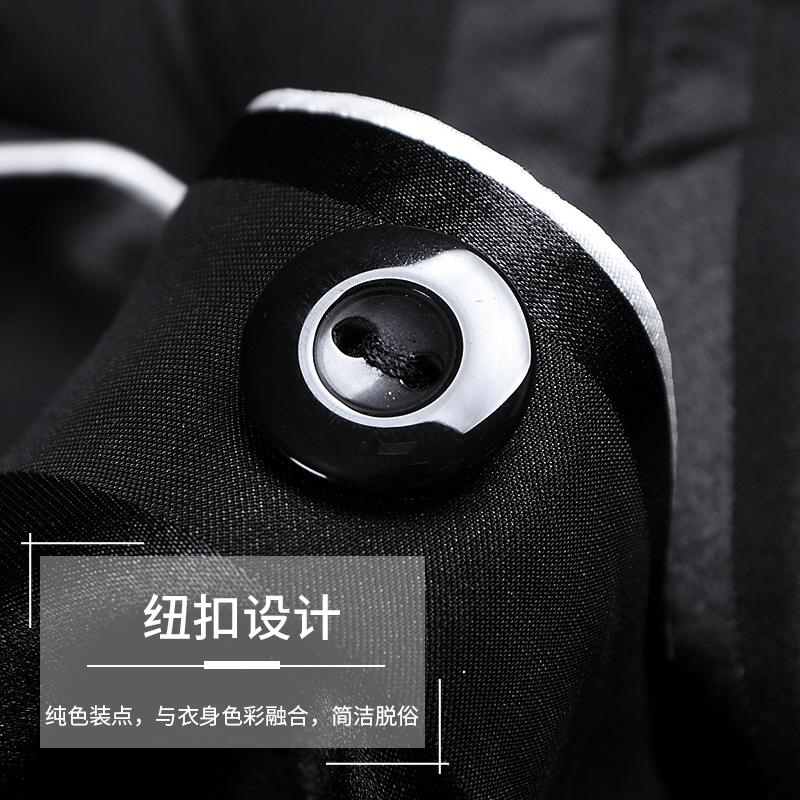 丽系旗舰店睡衣男士夏季薄款春秋季长袖仿真丝绸家居服秋天冰丝黑色青年套装1