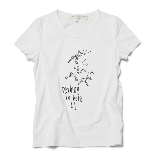 Nothing.cn Lifestyle Products Nine Years Women's Cotton Short Sleeve T-Shirt\Lake Blue\Grey\Black-H