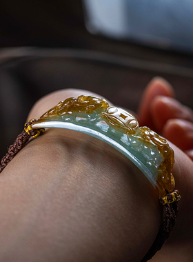 大善堂孤品仅此一件翡翠手链夏季