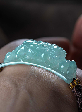 大善堂孤品天然翡翠饰品送礼男女