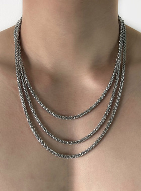 简约时尚龙骨链项链锁骨链