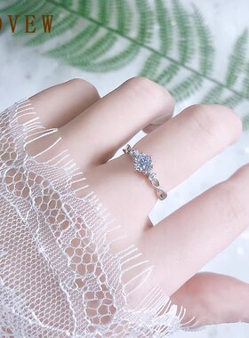 足银999戒指情侣对戒轻奢时尚