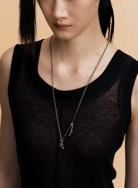 T.MAJOR纯银做旧重工项链