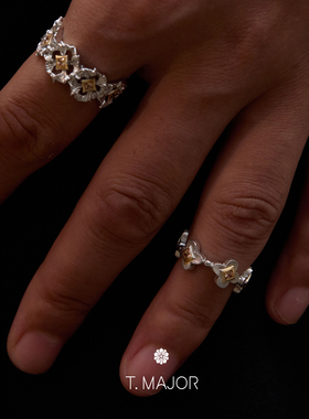 满堂平安环绕开口戒戒指