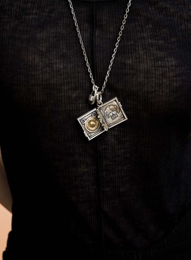 T.MAJOR纯银做旧重工项链