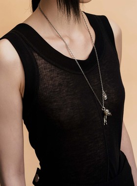 T.MAJOR纯银做旧重工项链