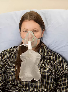 INTERSURGICAL 英特赛克 高浓度储气囊面罩蓄氧型面罩 EO无菌包装