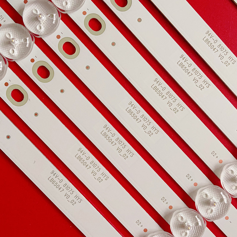 适用飞利浦65PUT6162/98 65PUS6523/12灯条LB65047 V1_02 V0_02背 - 图1