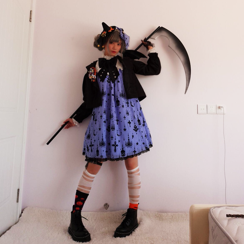杀戮的天使 Zack艾札克·佛斯特 万圣节死神镰刀武器 cosplay道具 - 图0