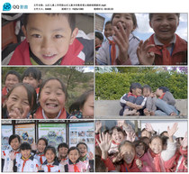 Mountain Children in school Smiling Faces Mountains Children Village Love Donor Video Material